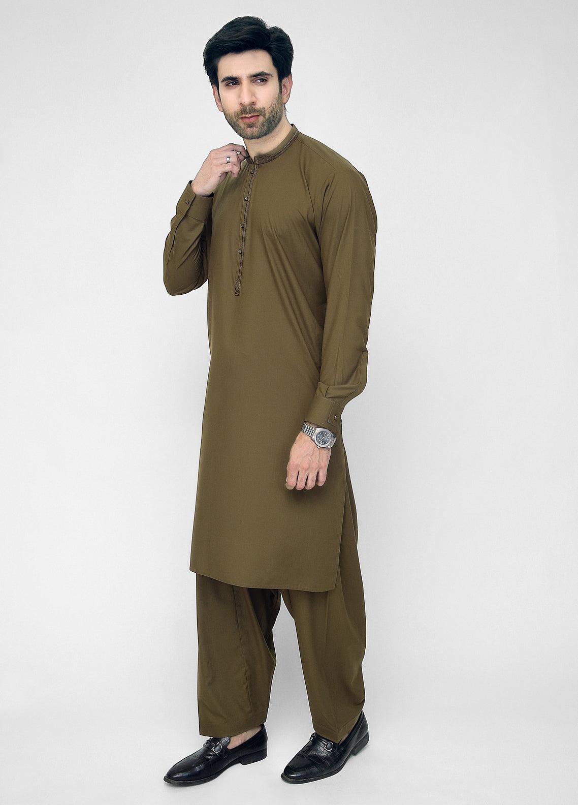 Men Shalwar Kameez D Golden