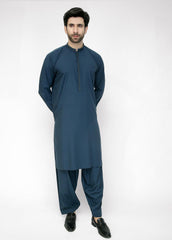 Men's Shalwar Kameez Teal Blue