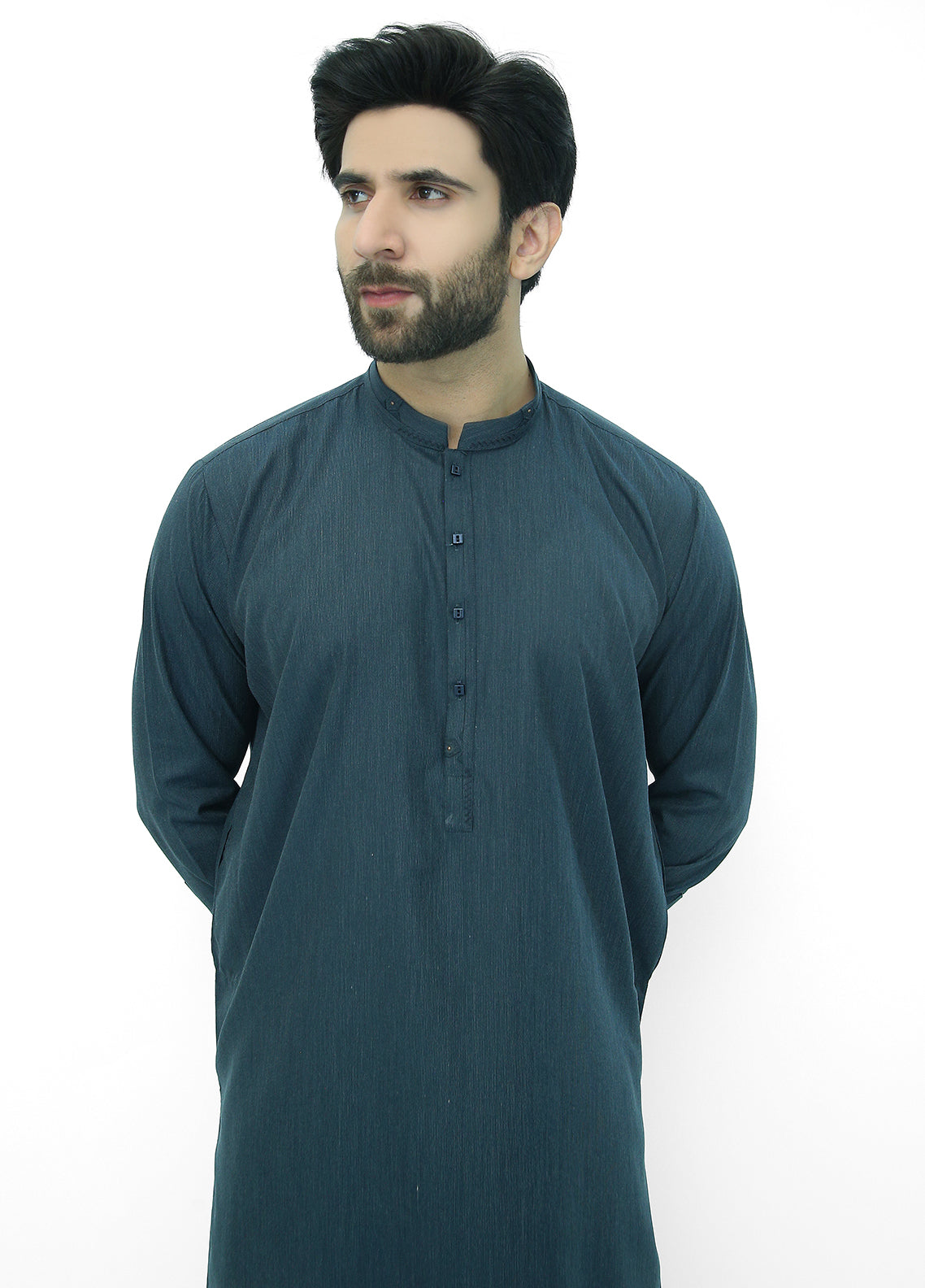 teal blue kameez shalwar I Best quality item I Stylish Kameez Shalwar