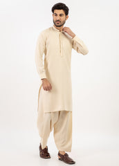 Men's Fawn Shalwar Kameez